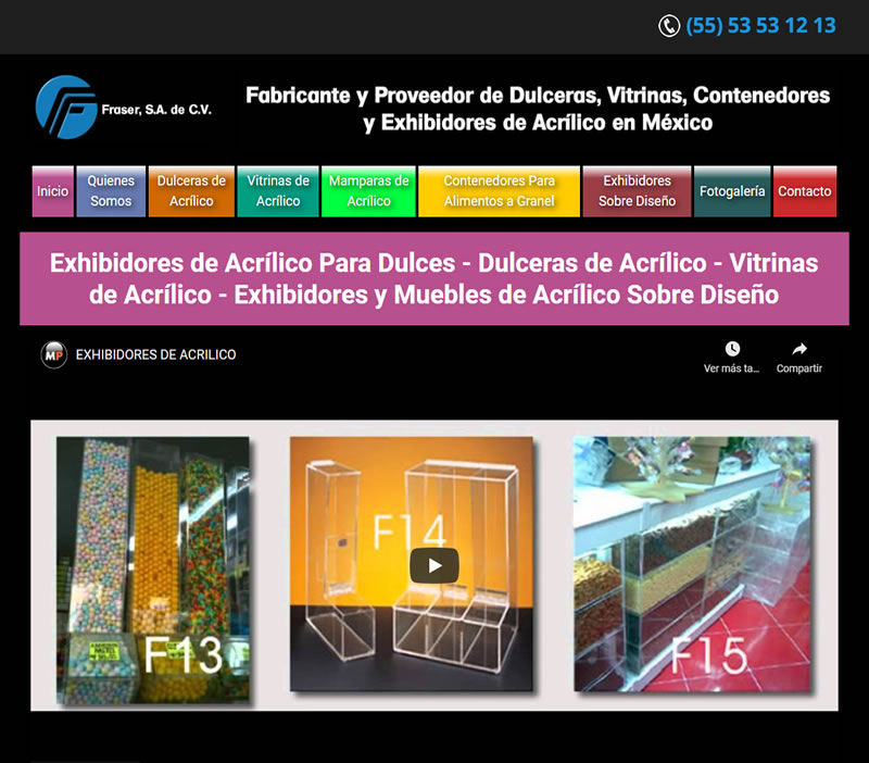 Exhibidores de Acrílico