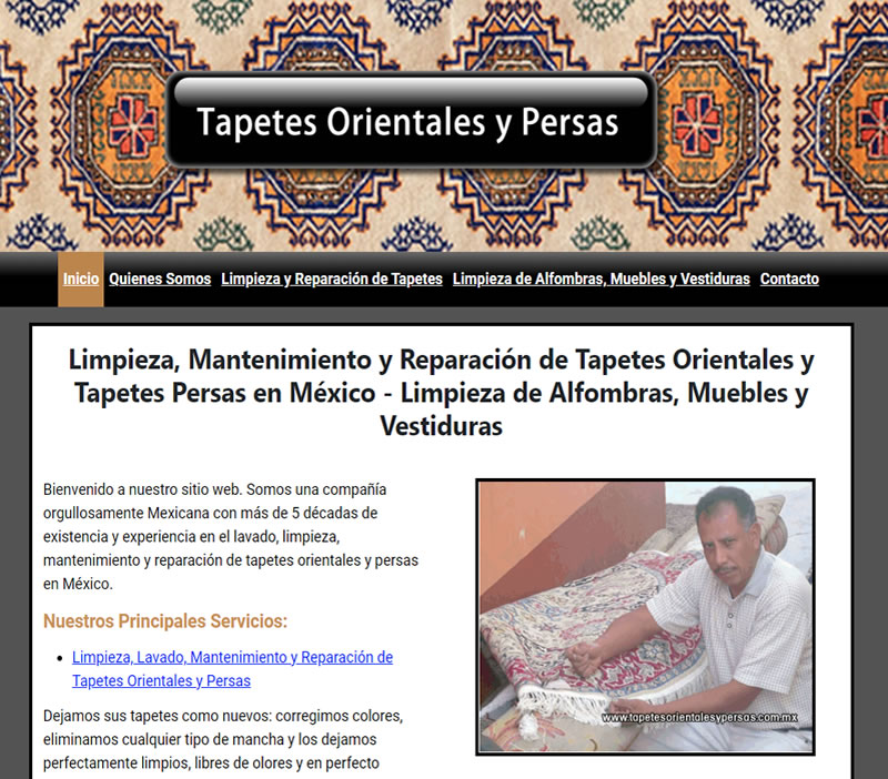 Limpieza y Reparación de Taptes Orientales y Persas